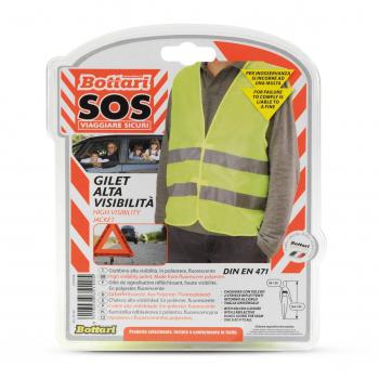 S.O.S. 35140 Tren elassene Chaleco reflectante según DIN EN471