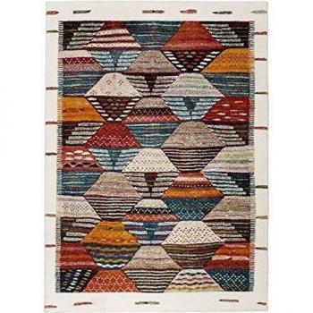 Contemporánea habitación de diseño alfombra de la sala Tenere 21157 21 MULTI 60 x120 cm