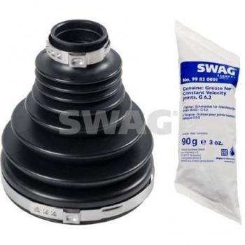 Fuelle de junta homocinética SWAG 33 10 1828, juego de fuelles para árbol de transmisión, incluye dos fuelles, abrazaderas y grasa