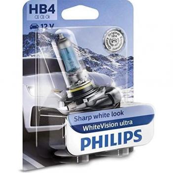 Bombilla faros delanteros OSRAM PHILIPS WhiteVision Ultra HB4, blister individual