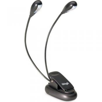 Luz LED Clip-on Doble Stagg MUS-LED 4 para Partituras
