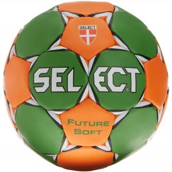 SELECT Future Soft - Balón de Balonmano Verde Verde/Naranja Talla:0