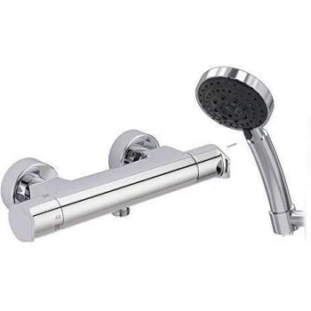 Galindo Aroha 46053000 grifo ducha termostático cromo con accesorios de ducha