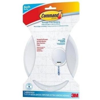 3M - Espejo Baño Antiempañamiento Blanco Command