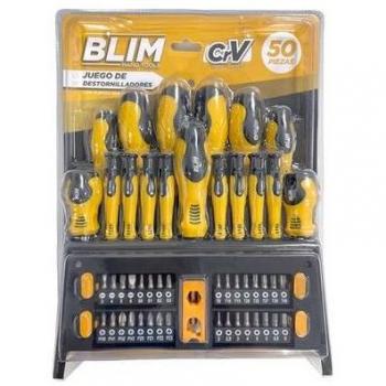 Blim Set de 50 Piezas con Destornilladores y Puntas de Precisión