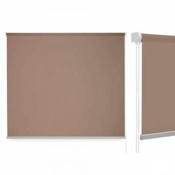 Estor Enrollable Beige 120 x 180 cm de Tela Plástico (6 Unidades)