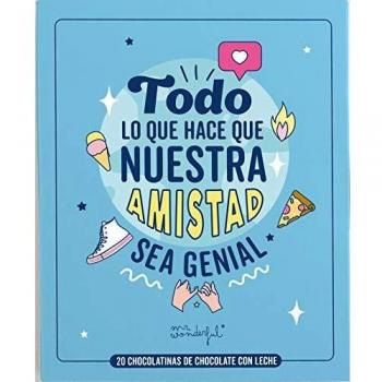 Mr. Wonderful Libro Con Chocolatinas - Todo Lo Que Hace Que Nuestra Amistad Sea Genial, 100 g
