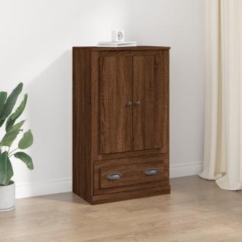 Aparador de madera contrachapada marrón roble 60x35,5x103,5 cm Mueble de Almacenaje de Salón Buffet para salón Armario Auxiliar Armario de Almacenamiento Vidaxl
