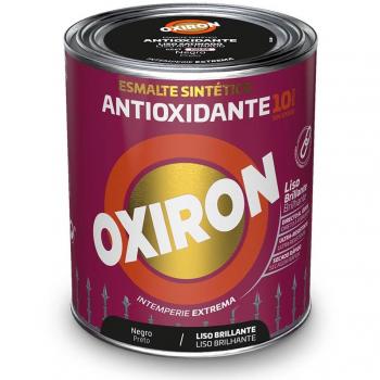 Esmalte Antioxidante Titan Oxiron Liso Brillo Negro 750 ml