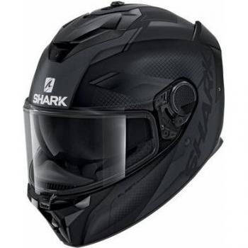 Shark Casco Integral Spartan GT Elgen Negro-Antracita Micro - Negro Gris (XS)