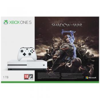 Xbox One S - Consola 1 TB + Sombras De Guerra + Game Pass