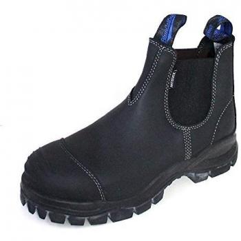 Botas Blundstone Chelsea de Seguridad con Punta de Acero, Color Negro, Talla UK 10.5 / EU 45.5