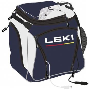 Bolsa Organizadora Leki Bootbag Hot 40L - Cubo de Empaque Unisex en Azul Verdadero / Azul Amanecer / Rojo Amapola