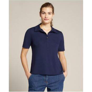 Polo de mujer slim de manga corta Elena Miró