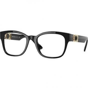 Versace Gafas Graduadas VE 3314 GB1 Armazones para Hombre Negros con Lentes Recetados de 54 mm