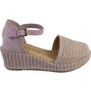 Sandalias de Mujer PITILLOS 5501/24 con cuña en color nude