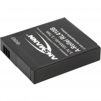 Ansmann 1400 - 0073 A-Rol rl410b Ion de litio Digicam batería 3,7 V/1000 mAh para Rollei Action Cam 230/240/400/410 Foto Cámara Digital Negro