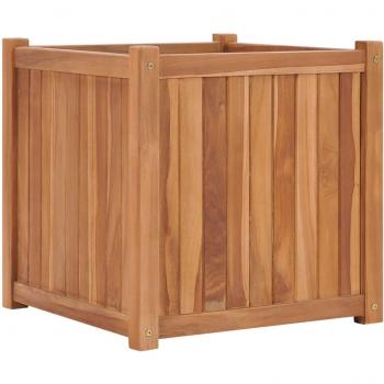 vidaXL Raised Bed 50x50x50 cm Solid Teak Wood