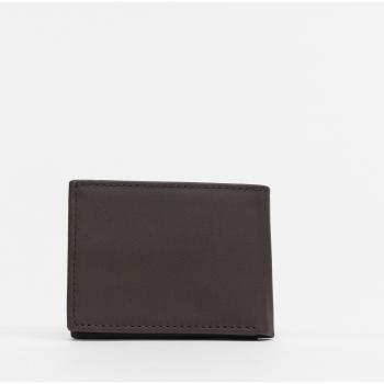 Cartera de piel Batwing Bifold marrón Levi's para hombre