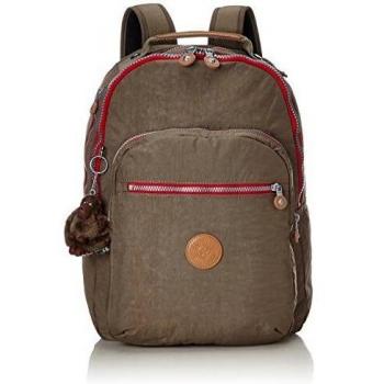 Kipling CLAS SEOUL Mochila escolar, 45 cm, 25 litros, Beige
