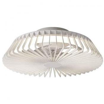Ventilador de Techo Himalaya Mini 70W Blanco con Luz Regulable y Dimmerable, Ø 53 cm, IP20