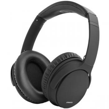 Auriculares Bluetooth® Inalámbricos con Cancelación de Ruido Activa, Diadema Plegable, 9 horas de autonomía - Negro