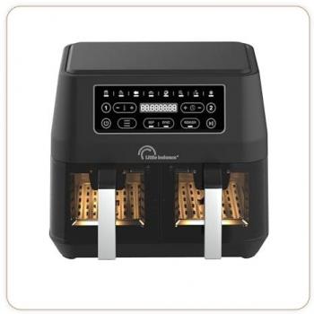 Freidora de Aire Little Balance 8765, 2460 W, 9 L, 9 programas, color negra