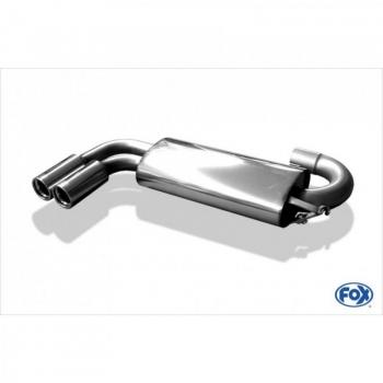 Silenciador trasero Audi 80/90 Typ 89 quattro - Doble salida 76mm Tipo 13