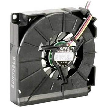Ventilador radial SEPA HYB60A12, 12V DC, 7.9 m³/h, 60x60x13 mm, 34dB, 3800 rpm, rodamiento de bolas