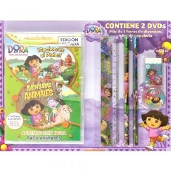 Pack: Dora, La Exploradora: Aventuras Animales + ¡Cachorros Al Poder!