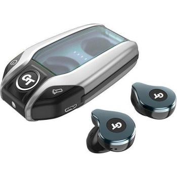Auriculares TWS Inalámbricos Bluetooth 5.0 con Micrófono, Deportivos y A Prueba de Agua, Estéreo de Graves HiFi y Linterna Mini Música