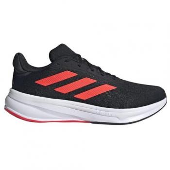 Zapatillas de running Adidas Response Super para hombre, color negro con detalles en naranja, talla 42 2/3 (EU), diseño neutral, ideales para corredores, con suela ligera y transpirable