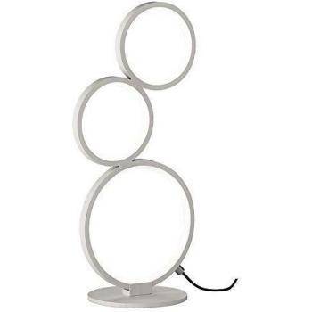 Lámpara de Mesa LED Rondo 3 Círculos Dimmable 3000K 1500lm Altura 45cm
