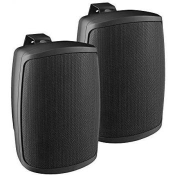 Caja Compacta de 2 Vías MONACOR WALL-05T/SW, 100 V, 8 Ohmios, IP65, 80 W, Par