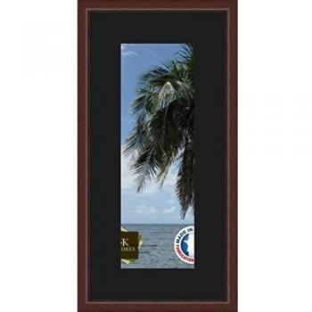 Marco de fotos de pared 15 x 43 x 43 x 15 marco de plata moderno, 2,3 cm de longitud, de madera, madera, Marron-38, Passe-Partout Noir