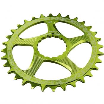 RaceFace Direct Mount - Transmisión para bicicletas, color verde, talla 26T