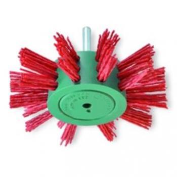 Osborn 0004401942 Cepillos Circulares Segmentados, 6 mm Vastago, Fibra Tampico Tipo, 25 mm Altura Pua, 3.500 Rpm, 100 mm D X 23 mm E