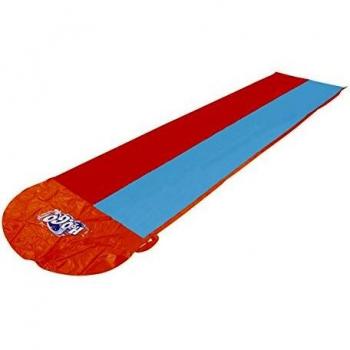 Bestway 52208 Pista Deslizante Hinchable H2O Go Doble Rojo/Azul, 488 cm