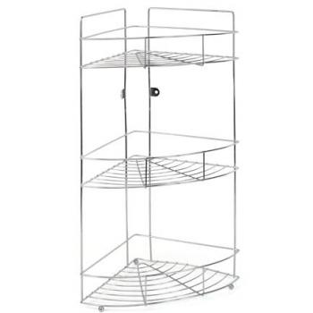 Estantería para Ducha The Secret Home - Estante de Metal con Base de Goma - Organizador de Baño de Varios Niveles sin Instalación - Ideal para Baño y Cocina