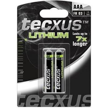 Wentronic FR03 2-BL tecxus Lithium - Pilas