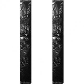 vidaXL 2X Funda de Sombrilla con Cremallera Cubiertas Parasol Paraguas Protección Patio Terraza Balcón Exterior Toldo Impermeable PE 250 cm