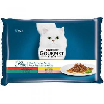 Gourmet - Perle Finas Láminas en Salsa Pack Surtido sobres 4 x 85 g - 340 g