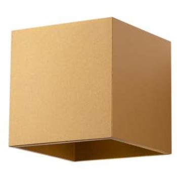 Aplique de pared minimalista dorado Sollux Quad 1x G9