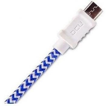 DCU TECNOLOGIC - Conexion Usb A-Micro Usb Azul/Blanco M. 1M
