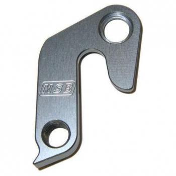 NSB Cannondale Pata de Marchas de Bicicleta para Marco Unisex, Plata