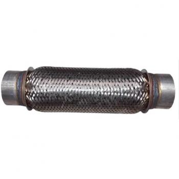 Tubo flexible de escape JMJ 60X200R, diámetro 60 mm, longitud 200 mm, material resistente a altas temperaturas, diseño uniÃ³n flexible