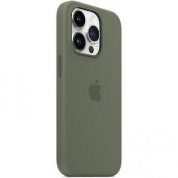 Funda de Silicona Apple iPhone 14 Pro con MagSafe - Oliva