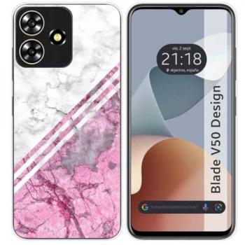 Funda de Silicona para Zte Blade V50 Design 4G con Diseño de Mármol 03