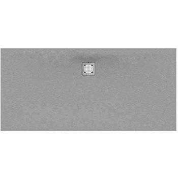 Plato de Ducha Rectangular Ultra Flat S Ideal Standard 170x70cm, Color Carrara Blanco, Desagüe Central - K8281FR
