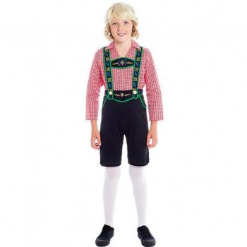 Disfraz de Tirolés con Pantalones Negros para niño